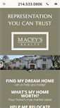 Mobile Screenshot of maceysrealty.com